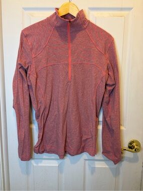 Columbia Women's Omni-Wick Long Sleeve Half-Zip Pullover in Pink Heather